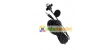 camera microphone yutuber lapel microphone wired 5mt photomachine eba school distance education